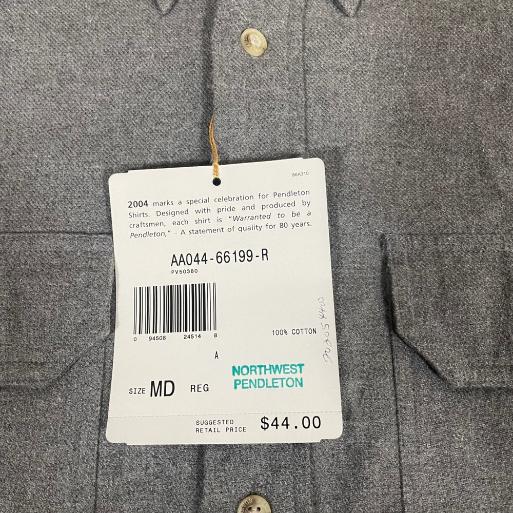 Pendleton Cotton Long Sleeve Button Down Flannel … - image 4